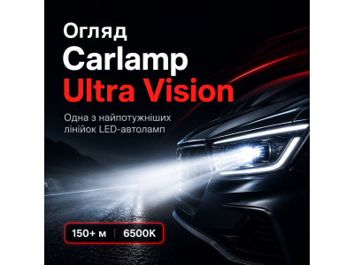 Обзор Carlamp Ultra Vision – одна из самых мощных линеек LED-автоламп