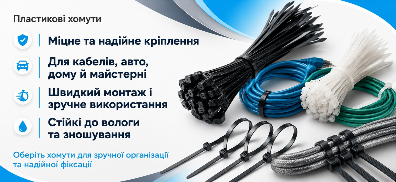 Хомути пластикові
