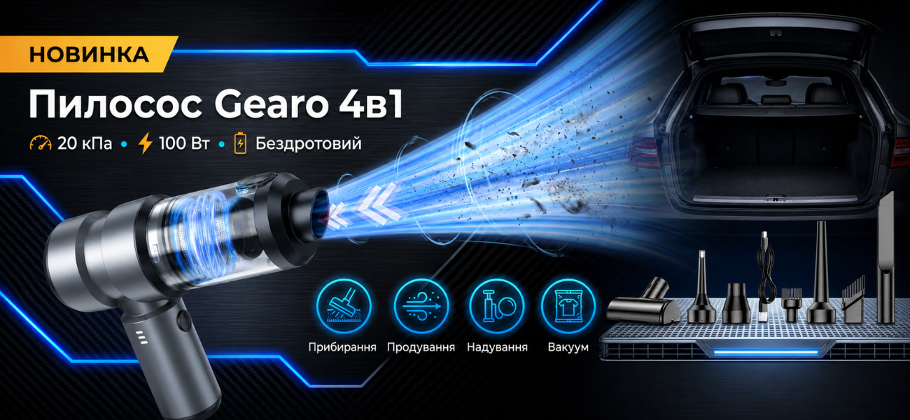 Автопылесосы для уборки салона