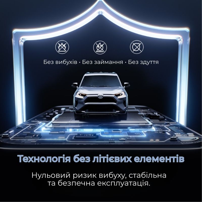 Пусковий пристрій Baseus PrimeTrip VJ1 12В 600-1200A суперконденсатор 400F (VJ1)