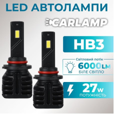 Світлодіодні Led лампи 9005 Carlamp 6000 Lm 5500 K (NVG3HB3)