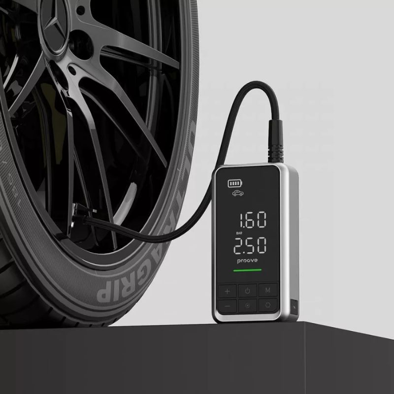 Бустер для авто з компресором 3,5 Атм і PowerBank 10400 мАг Proove Air Jump 12 В 1000 А (JSAP10400203)