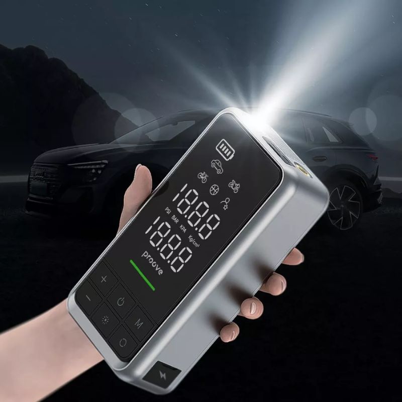 Бустер для авто з компресором 3,5 Атм і PowerBank 10400 мАг Proove Air Jump 12 В 1000 А (JSAP10400203)