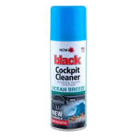 Полироль для пластика NOWAX Black Cockpit Cleaner океан 200мл (NX00210)