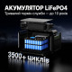 Зарядная станция портативная ALLPOWERS R2500 2016 Вт·ч 2500 Вт LiFePO4 с функцией ИБП для дома холодильника котла ноутбука