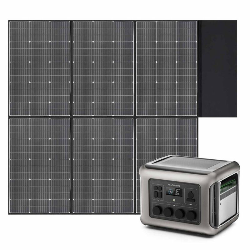 Зарядная станция портативная ALLPOWERS R2500 2016 Вт·ч 2500 Вт LiFePO4 с функцией ИБП для дома холодильника котла ноутбука