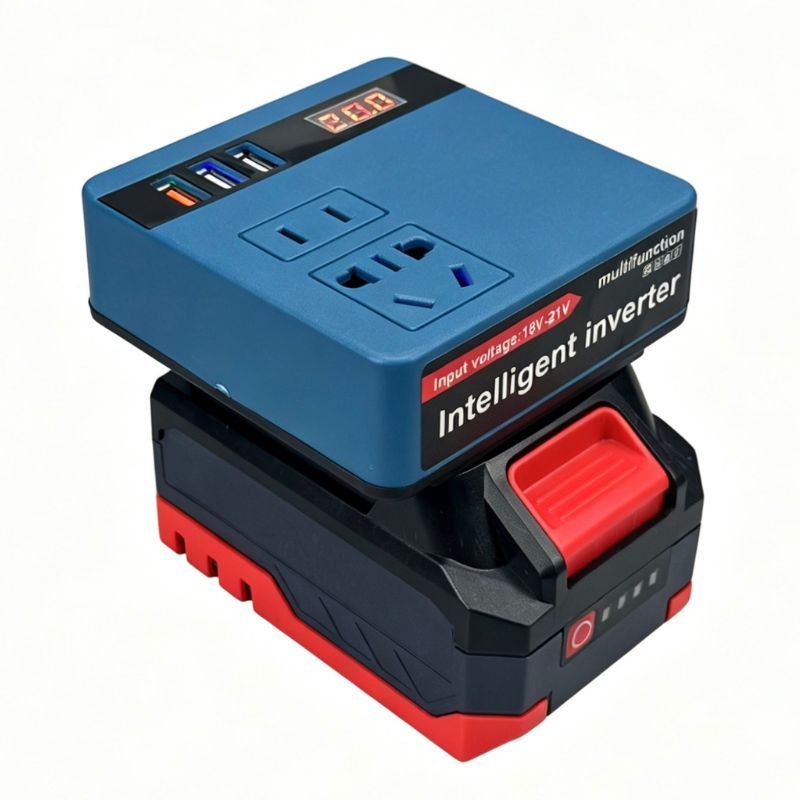 Інвертор для знімного акумулятора 18–21V 120W (Maks-1gen)