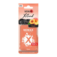 Автомобильный ароматизатор NOWAX X CARD с запахом персика 6 г для авто (NX07802)