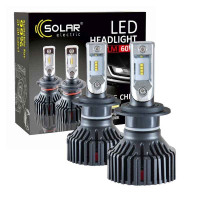 Автолампи світлодіодні H7 PX26d LED SOLAR надпотужні 12V 24V 6000K 60W 8000Lm Philips ZES (8307)