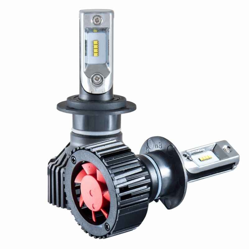 Автолампи світлодіодні H7 PX26d LED SOLAR надпотужні 12V 24V 6000K 60W 8000Lm Philips ZES (8307)