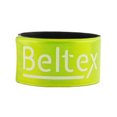 Браслет світловідбивний зелений 34×3 см видимість до 350 м Beltex (70100)