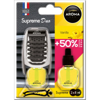 Автомобільний ароматизатор Aroma Car Supreme Duo Vanilla 8 мл для авто (92251)