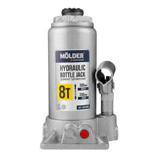 Домкрат гідравлічний пляшковий 8т 200-385мм Molder для автомобіля в картонній упаковці (MA29080)