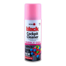 Полироль для пластика NOWAX Black Cockpit Cleaner жвачка 450мл (NX00459)