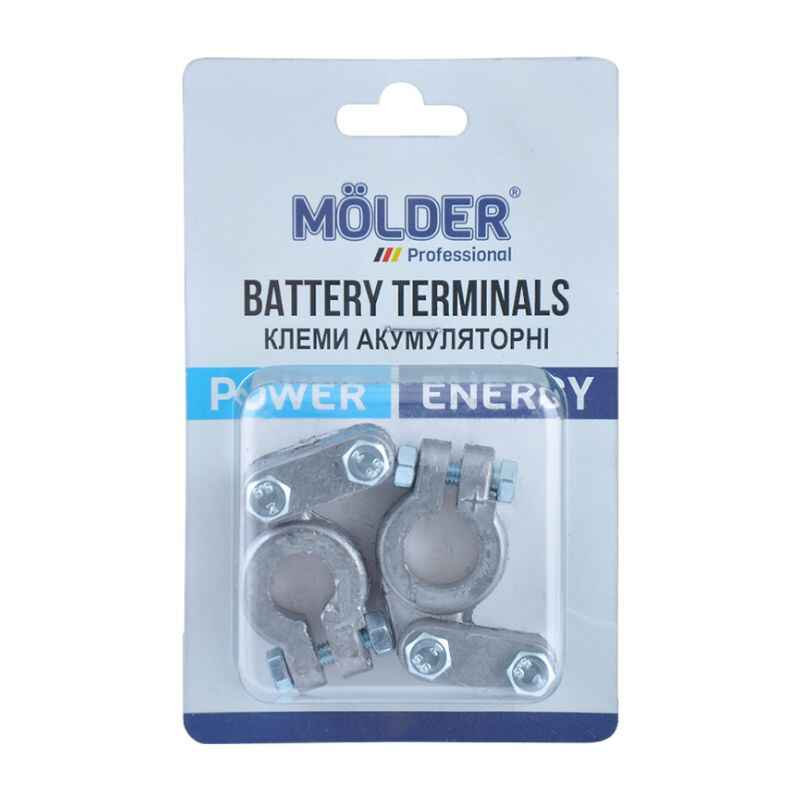 Клеммы аккумуляторные Molder свинцовые 330г 2 шт (MA21130)