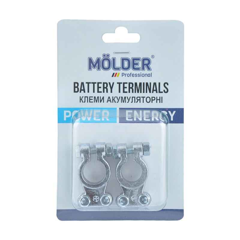 Клеммы аккумуляторные Molder свинцовые 200г 2 шт (MA21140)
