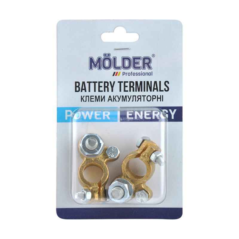 Клеммы аккумуляторные Molder латунные 190г 2 шт (MA21170)