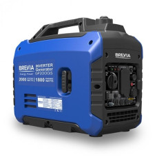 Инверторный бензиновый генератор BREVIA 1.6 кВт 4.5л с AVR и чистой синусоидой 230В (GP2000iS)