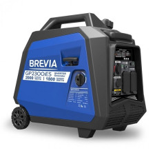 Инверторный бензиновый генератор 1.8 кВт BREVIA с автозапуском AVR чистая синусоида 230В (GP2300iES)