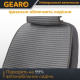 Накидки на передні сидіння льон універсальні 2шт Linen series Gearo (GE0704GY-F)