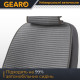Накидки на передні сидіння льон універсальні 2шт Linen series Gearo (GE0704GY-F)