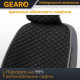 Накидки на передні сидіння авто льон універсальні 2шт Gearo Linen series (GE0703BK-F)