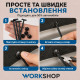 Хомути пластикові з кріпленням 20×90мм WorkShop чорні для авто 20 шт (WS0941)