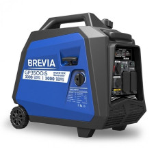 Инверторный бензиновый генератор 3 кВт BREVIA с AVR чистая синусоида 230В (GP3500iS)