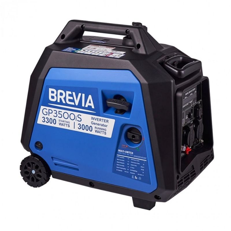 Инверторный бензиновый генератор 3 кВт BREVIA с AVR чистая синусоида 230В (GP3500iS)
