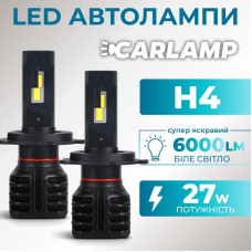 Світлодіодні лампи Н4 для авто Carlamp Night Vision Gen 3 Led автолампи 5500K 6000 Lm (NVG3H4)