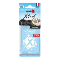 Ароматизатор для авто NOWAX X Card Кокосовий 20 г аромат автомобіля (NX07571)