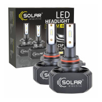 Светодиодные лампы НB3 для авто SOLAR Led автолампы 6000K 5000Lm (8205)