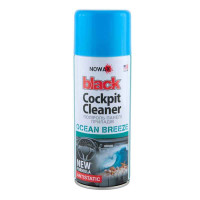 Полироль для пластика NOWAX Black Cockpit Cleaner океан 450мл (NX00460)