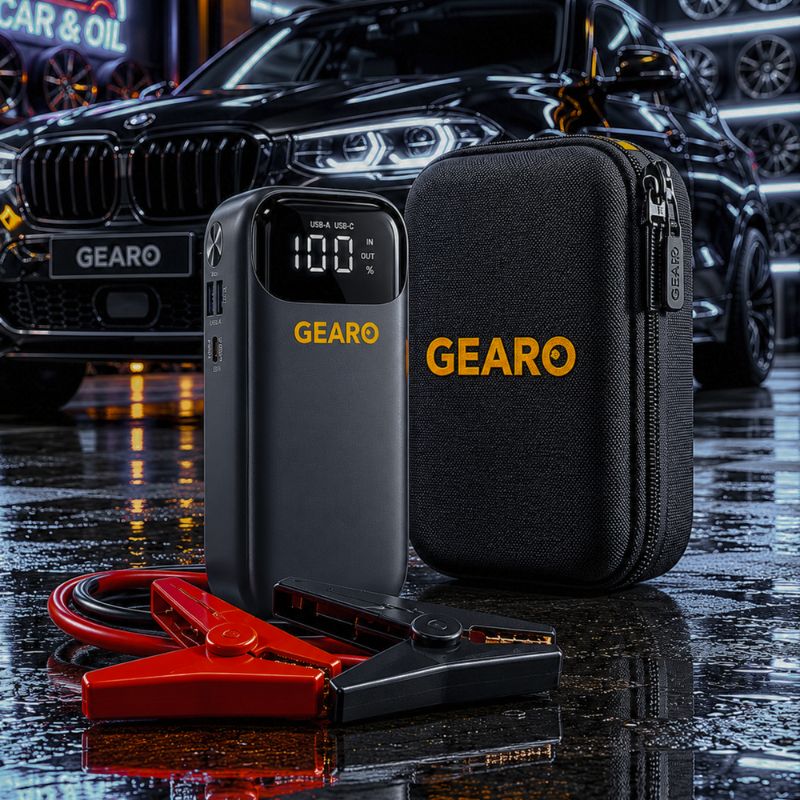 Бустер для авто с повербанком Gearo 20000mAh 1600А (GE0111)
