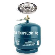 Комплект газовий балон GZWM BT-3 7.2 л + пальник Orgaz K-635 3.5 кВт (NC00530)