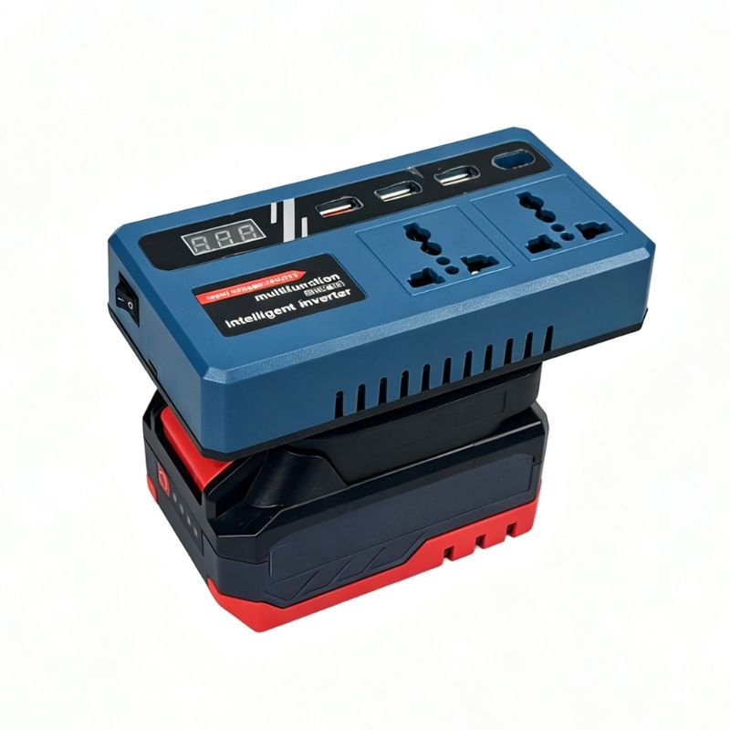 Інвертор для знімного акумулятора 18–21V 120W (Maks-3gen)