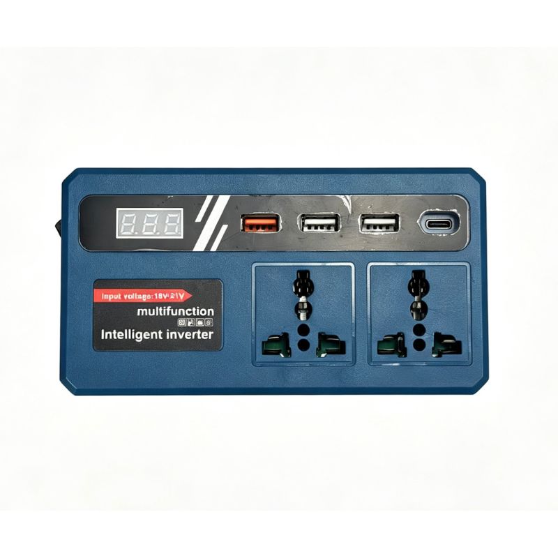 Інвертор для знімного акумулятора 18–21V 120W (Maks-3gen)