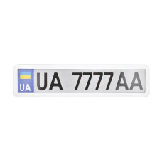 Рамка под номер нержавеющая сталь CarLife (NH440)