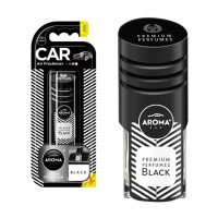 Автомобильный ароматизатор Aroma Car Prestige Vent Black для авто вентиляции (83204)