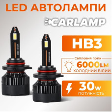 Світлодіодні Led лампи 9005 Carlamp Nova Vision 6000 Lm 6500 K (NoVHB3)