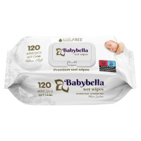 Влажные салфетки BabyBella Baby без спирта 120 шт (1000086)