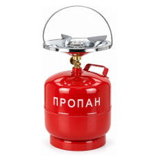 Комплект газовий балон WS0222 8л + пальник WS0215 2.35 кВт WorkShop (WS0222G)