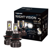 Світлодіодні автолампи H13 для авто Carlamp Night Vision Gen2 Led автолампи 5500 K 5000 Lm (NVGH13)