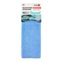 Салфетка для авто микрофибра 40х40см NOWAX голубая 1шт (NX68442)