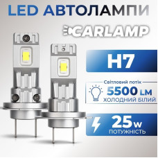Світлодіодні автолампи CARLAMP 99% сумісності з вашим авто Crystal Vision H7 5500 Lm 6000 K (CVH7New)