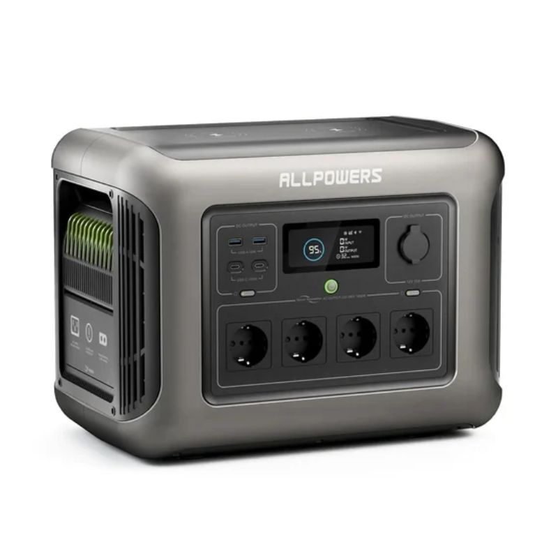 Зарядная станция портативная ALLPOWERS R1500 Lite 1056 Вт·ч 1600 Вт LiFePO4 с функцией ИБП для дома ноутбука холодильника котла