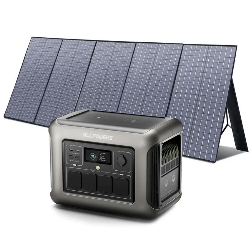 Зарядная станция портативная ALLPOWERS R1500 Lite 1056 Вт·ч 1600 Вт LiFePO4 с функцией ИБП для дома ноутбука холодильника котла