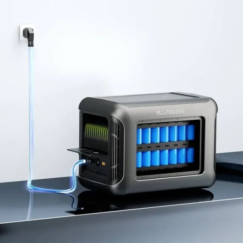 Зарядная станция портативная ALLPOWERS R1500 Lite 1056 Вт·ч 1600 Вт LiFePO4 с функцией ИБП для дома ноутбука холодильника котла