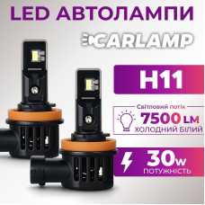 Світлодіодні автолампи Carlamp Day Light Gen 2 H11 5800K 7500 Lm (DLG2H11)