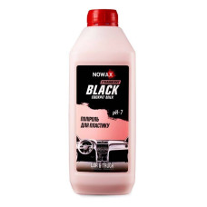 Полироль-молочко для пластика NOWAX Black Cockpit Milk концентрат клубника 1л (NX01188)